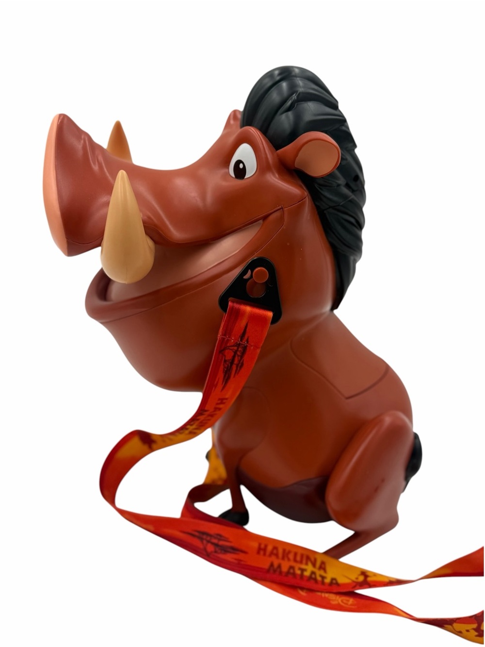 Disney Parks Lion King Pumbaa Popcorn Bucket Hakuna Matata Lanyard Strap,